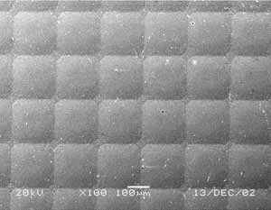 四边形排列微透镜阵列
